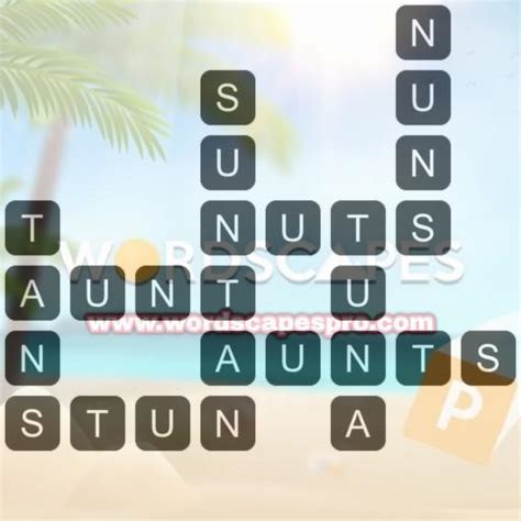 Wordscapes Level 256, Shore 16 .